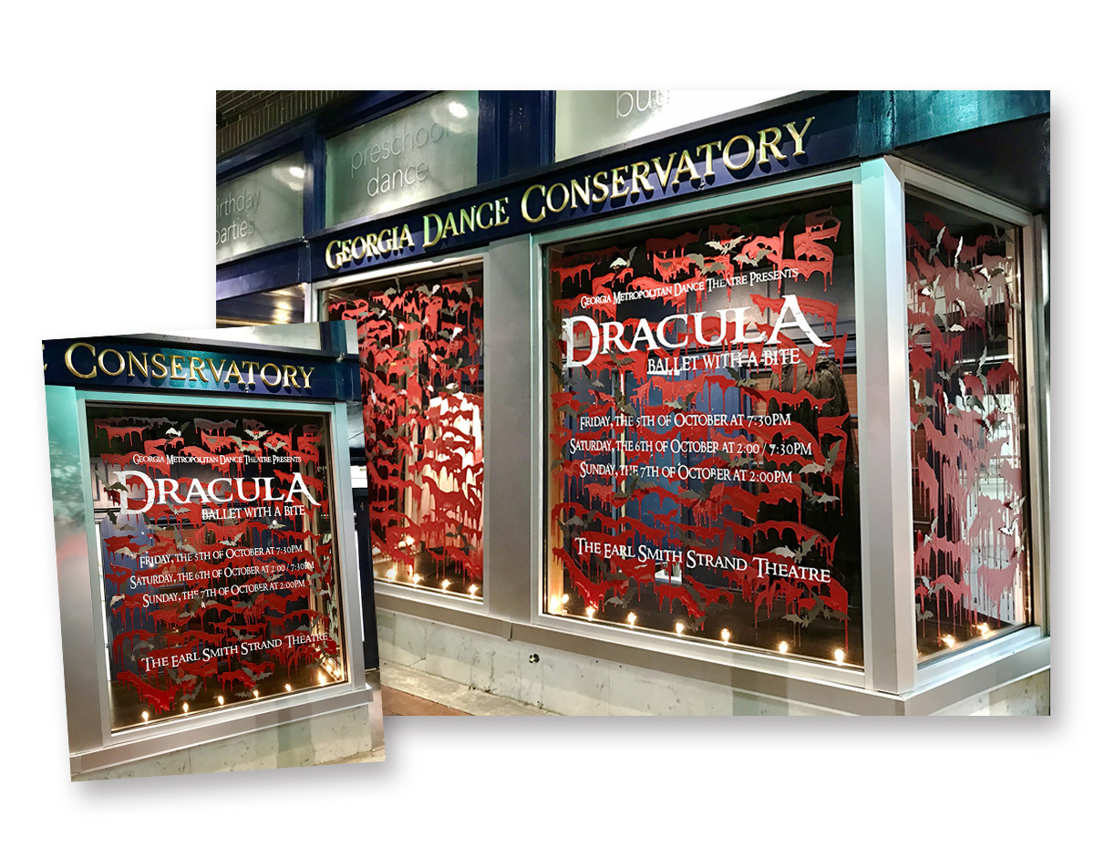 Dracula - 3D Storefront Window Display