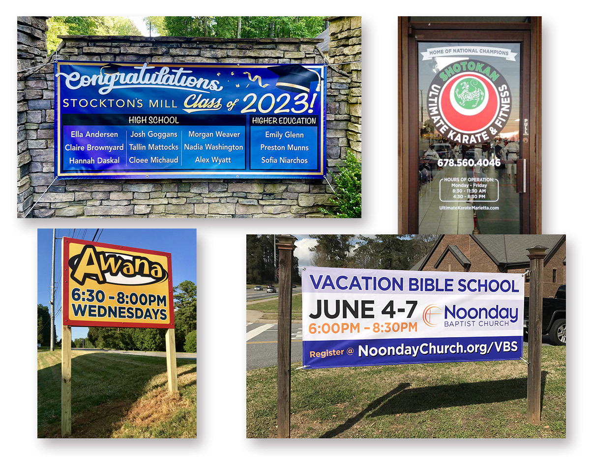 Full Color Banners + Signs