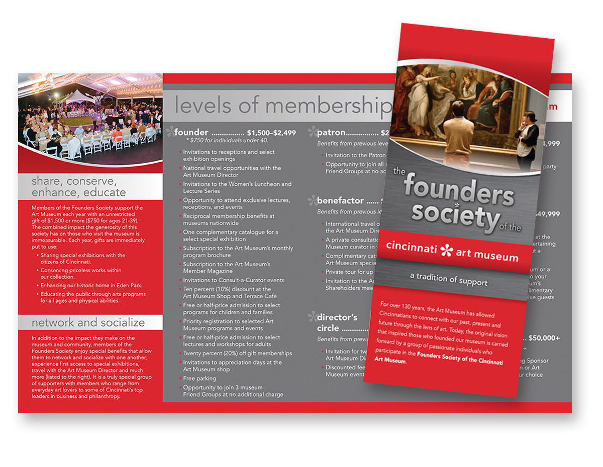 Cincinnati Art Museum - Trifold Brochure