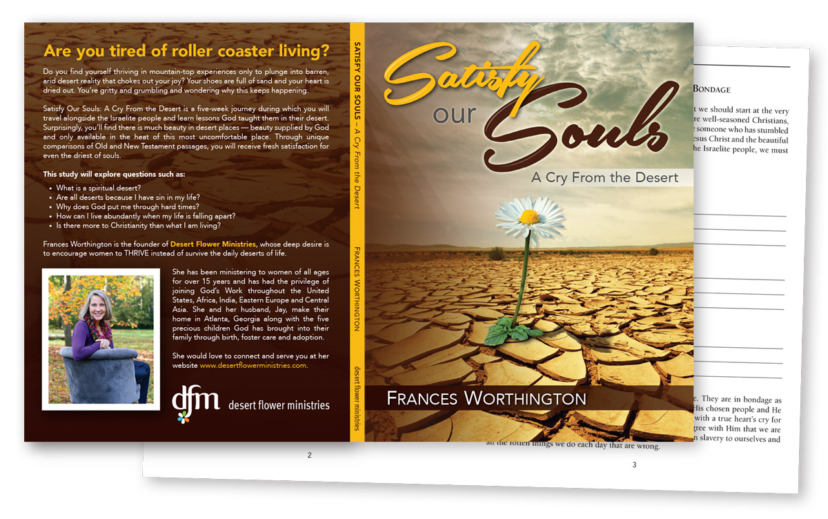 "Satisfy Our Souls" - 128-Page Book Design + Layout