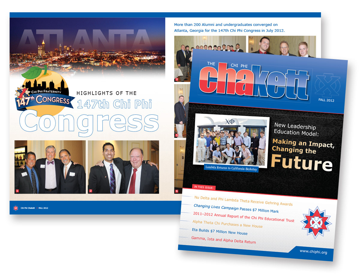 The Chi Phi Chakett - 48-Page Quarterly Magazine