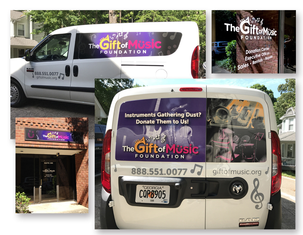 Gift of Music - Van + Storefront
