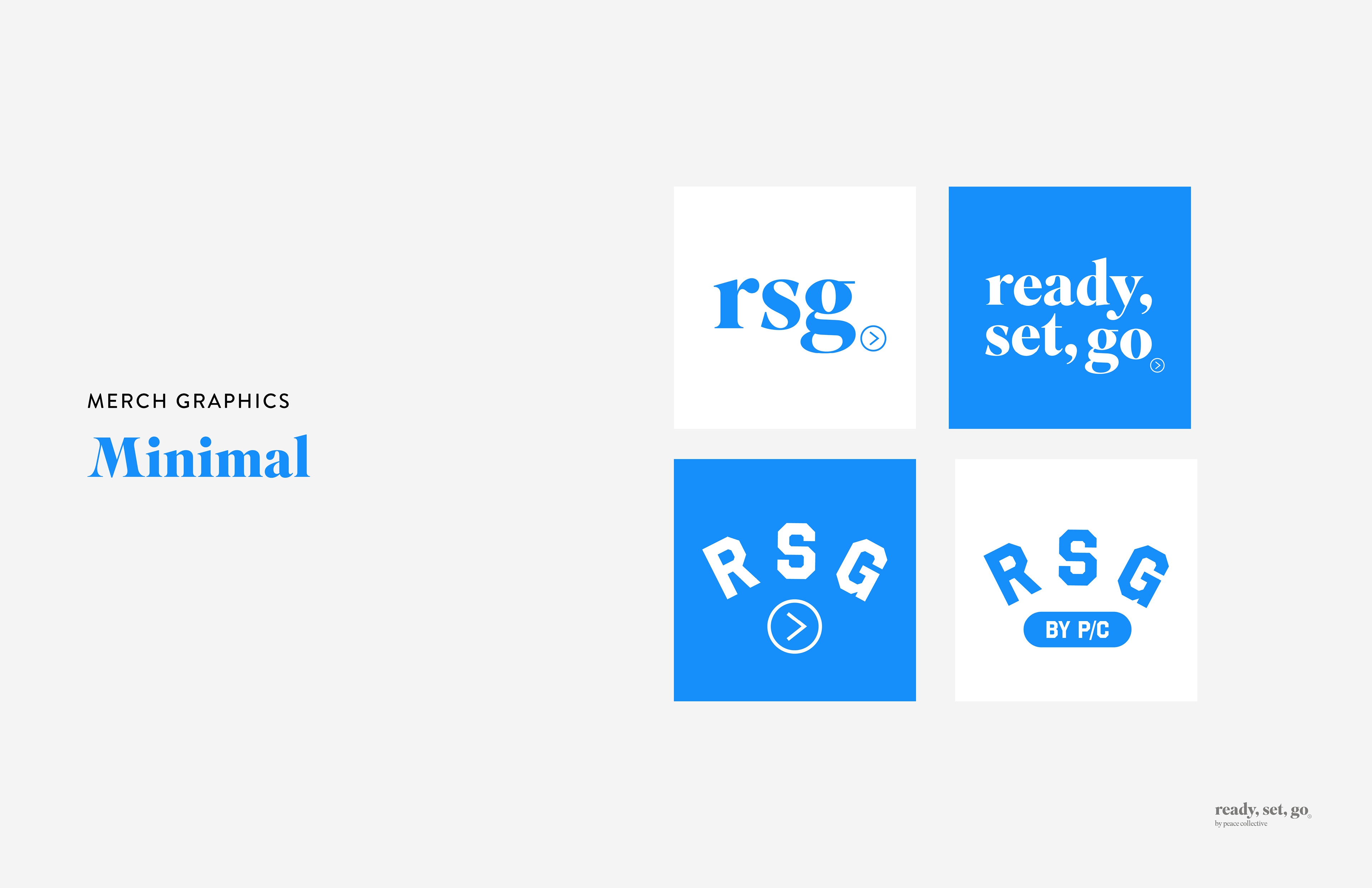Ready Set Go Merch Graphics - Minimal