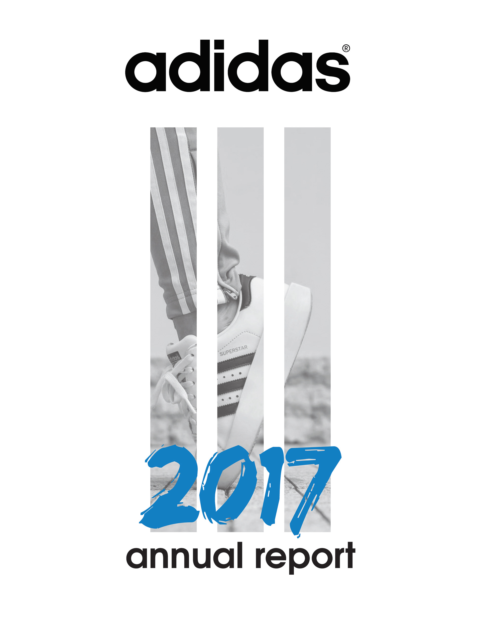 Front Cover of the adidas Annual Report