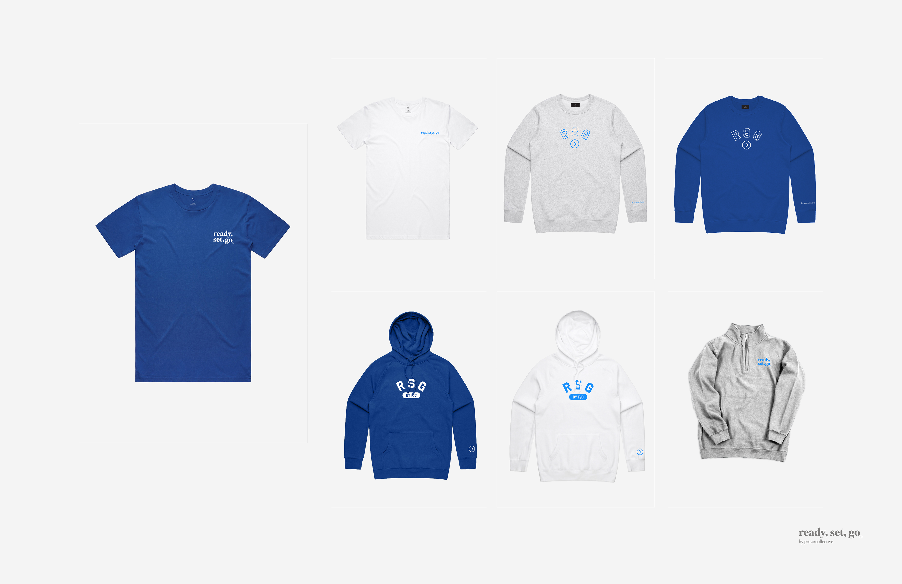 Ready Set Go Merch Mockups - Minimal