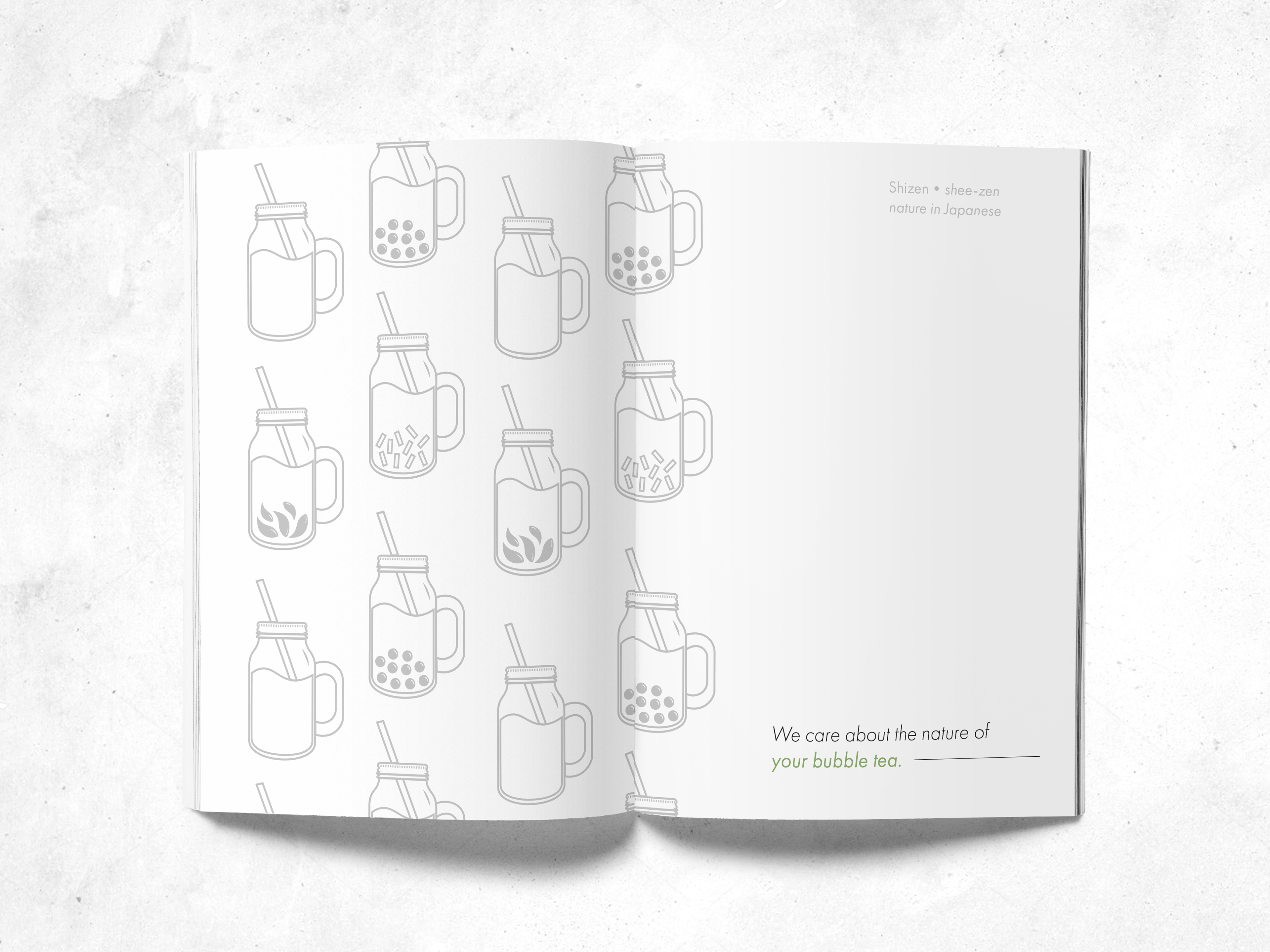 Shizen Look Book Guide - Inside Cover