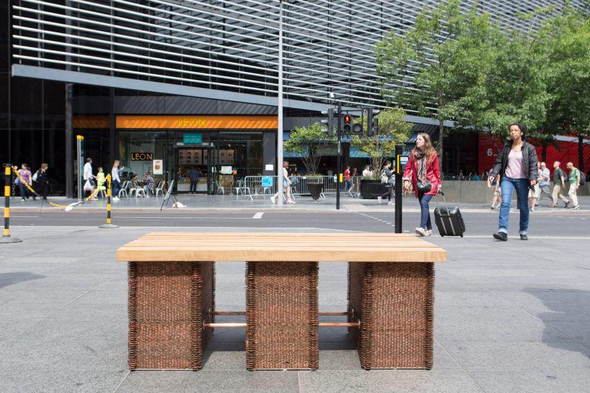 Nicholas Kirk Architects, Money Box bench