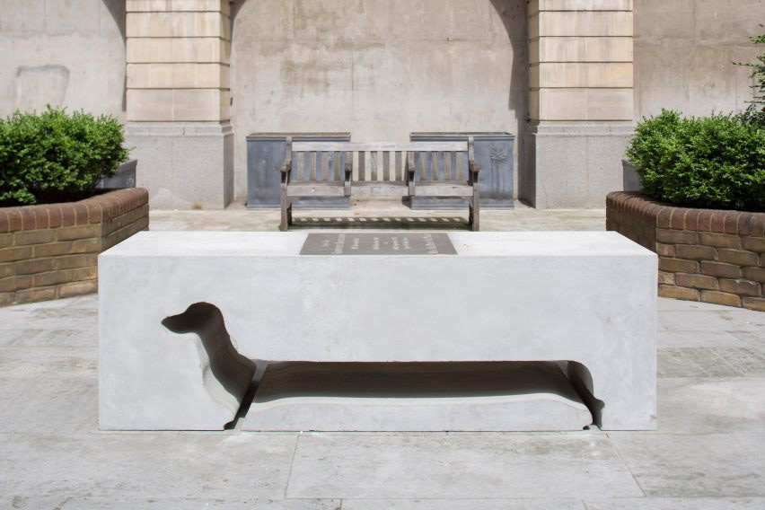 Patrick McEvoy's gravestone bench