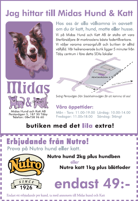 Annons tidning invigning