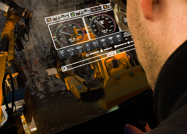 User Interface in AR Glasses