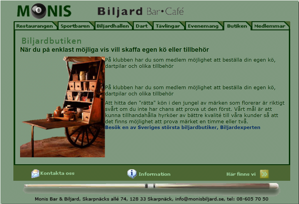 Billiard Shop
