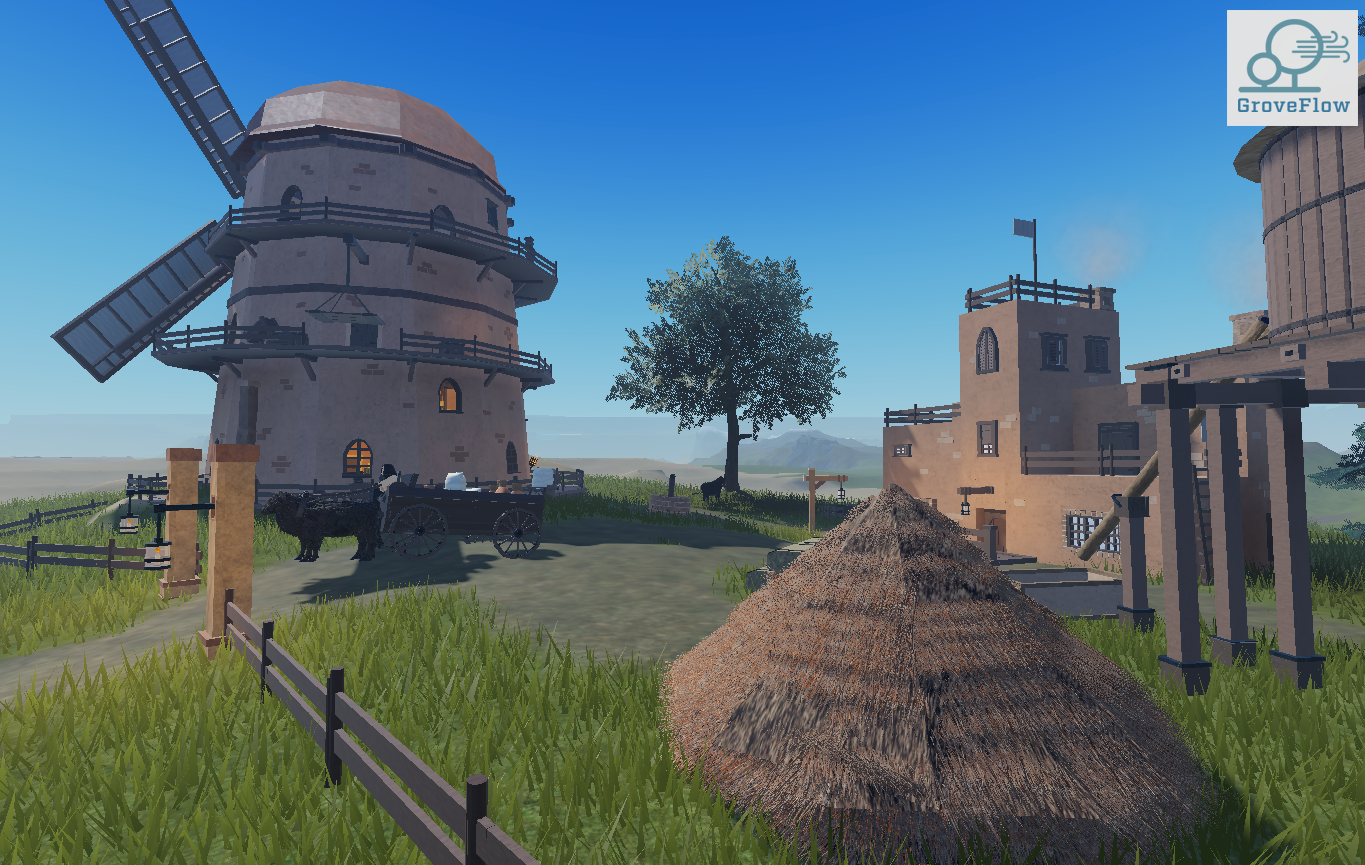 Windmill and Farm