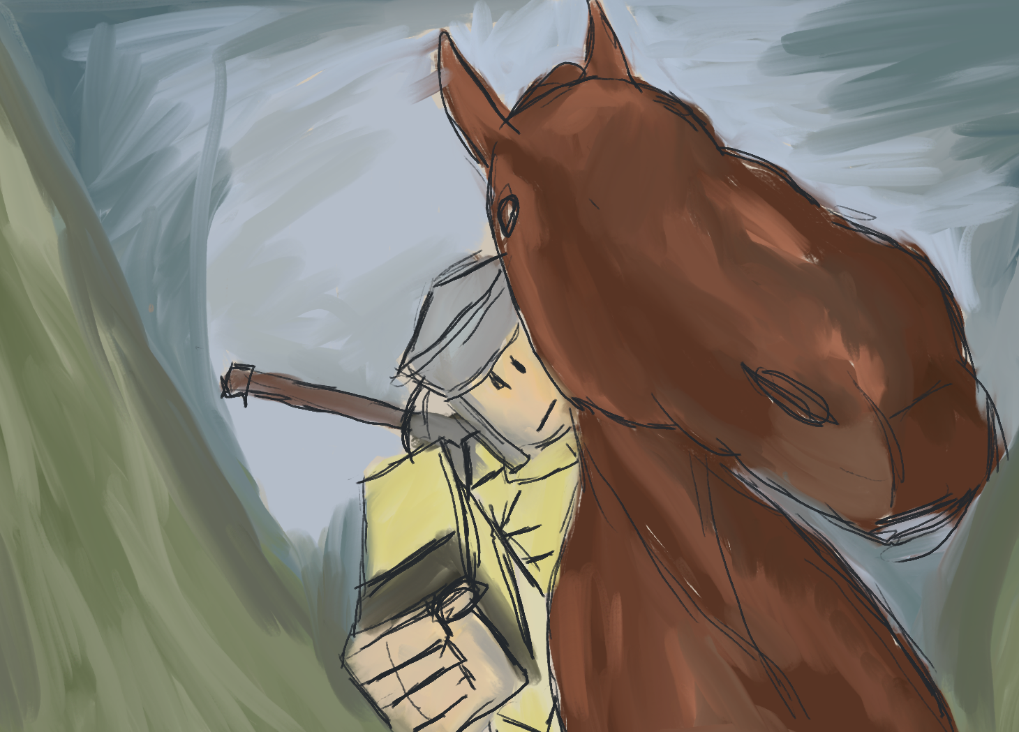 Lego Soldier on Horseback