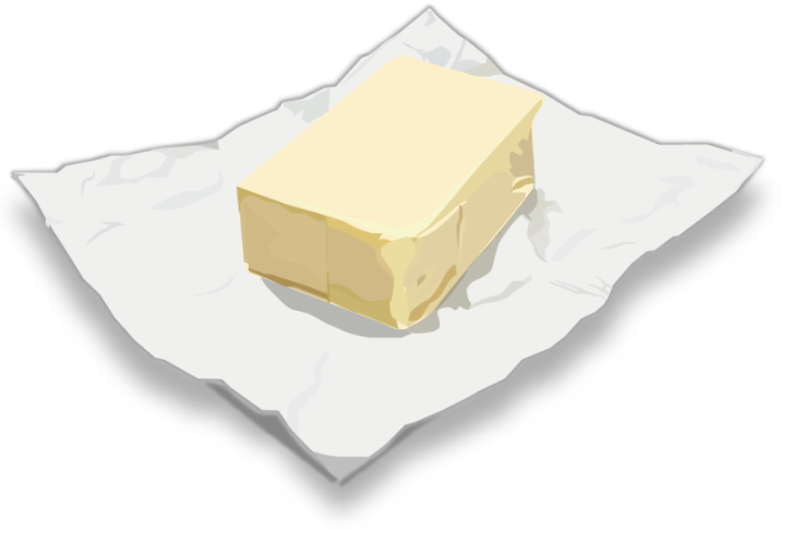 Smör gjord i Adobe Illustrator