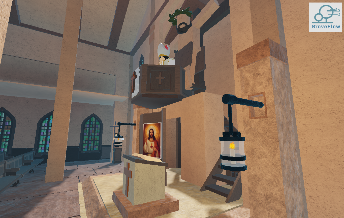 Pope Urban prepare for mass