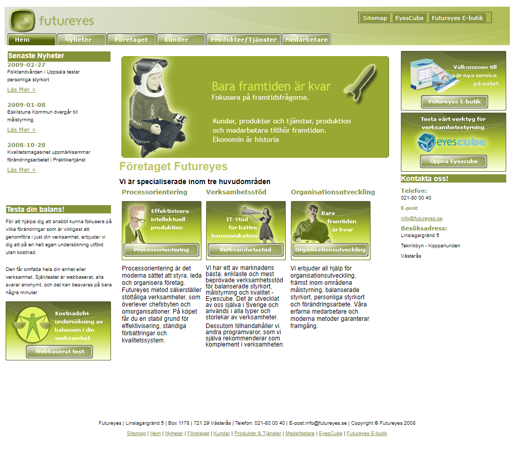 Website 2009 - Index