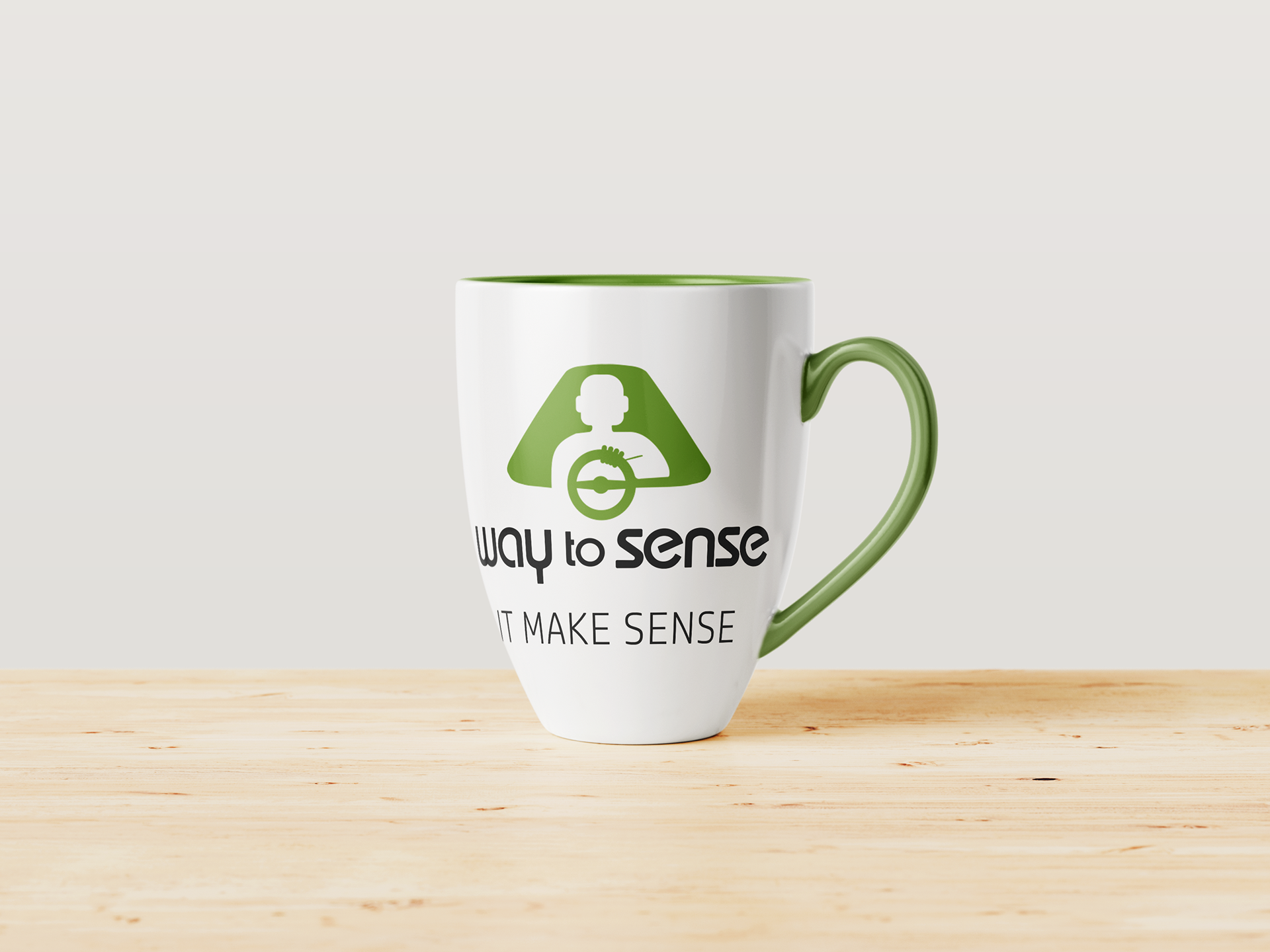 It Make Sense coffee cup