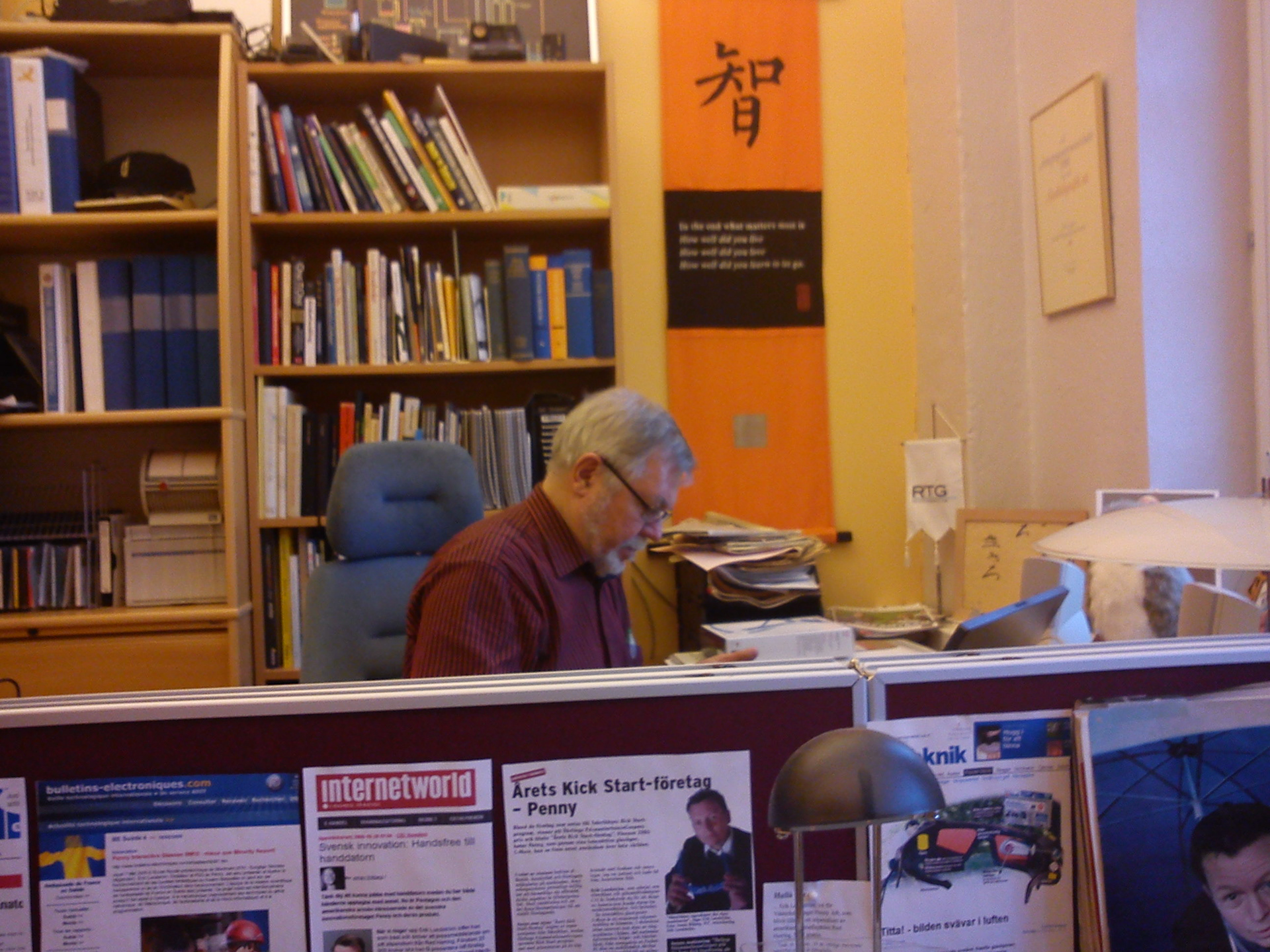 Co-Founder Jan-Erik in office