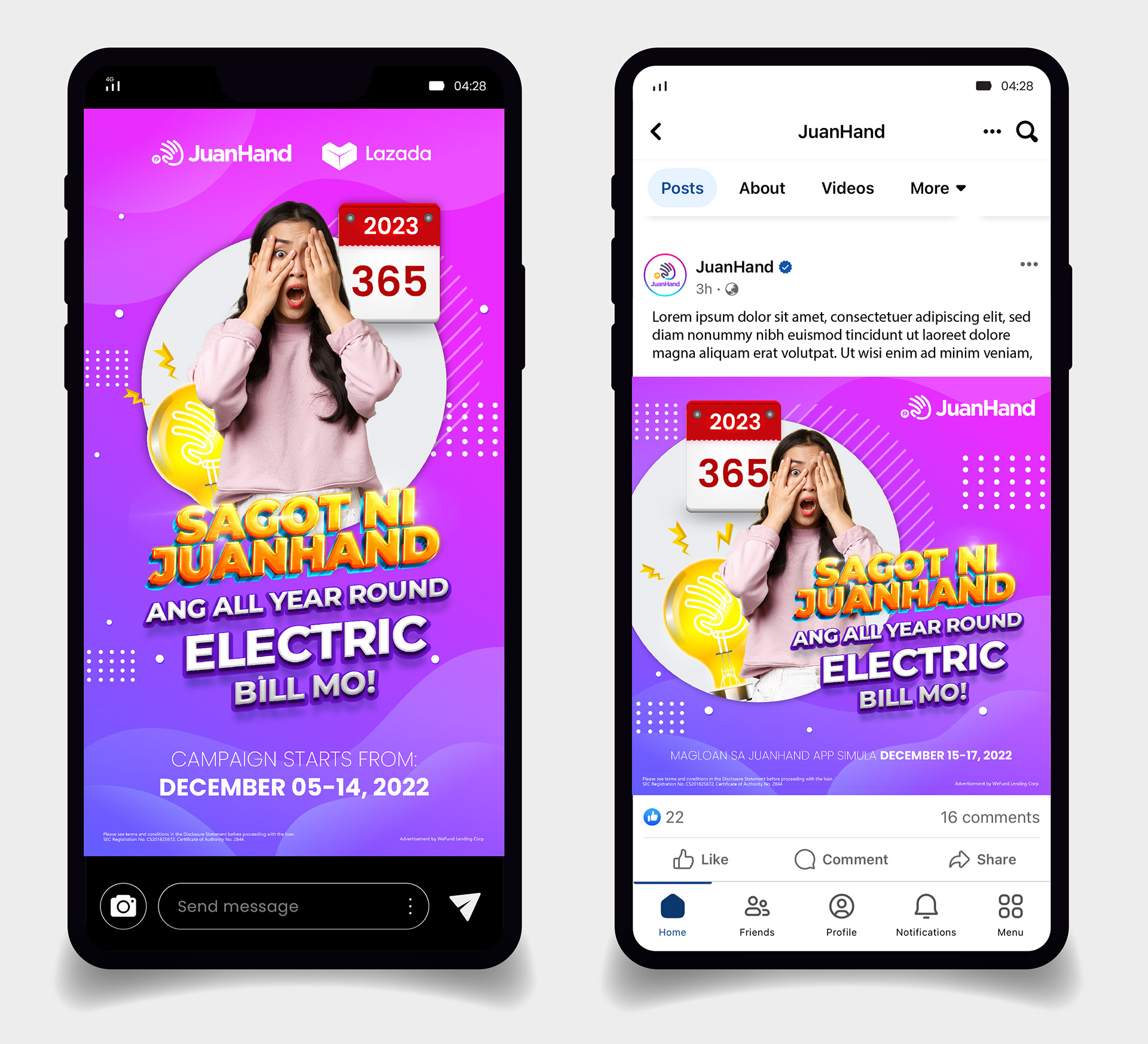 Instagram story | Facebook reel | Facebook artwork