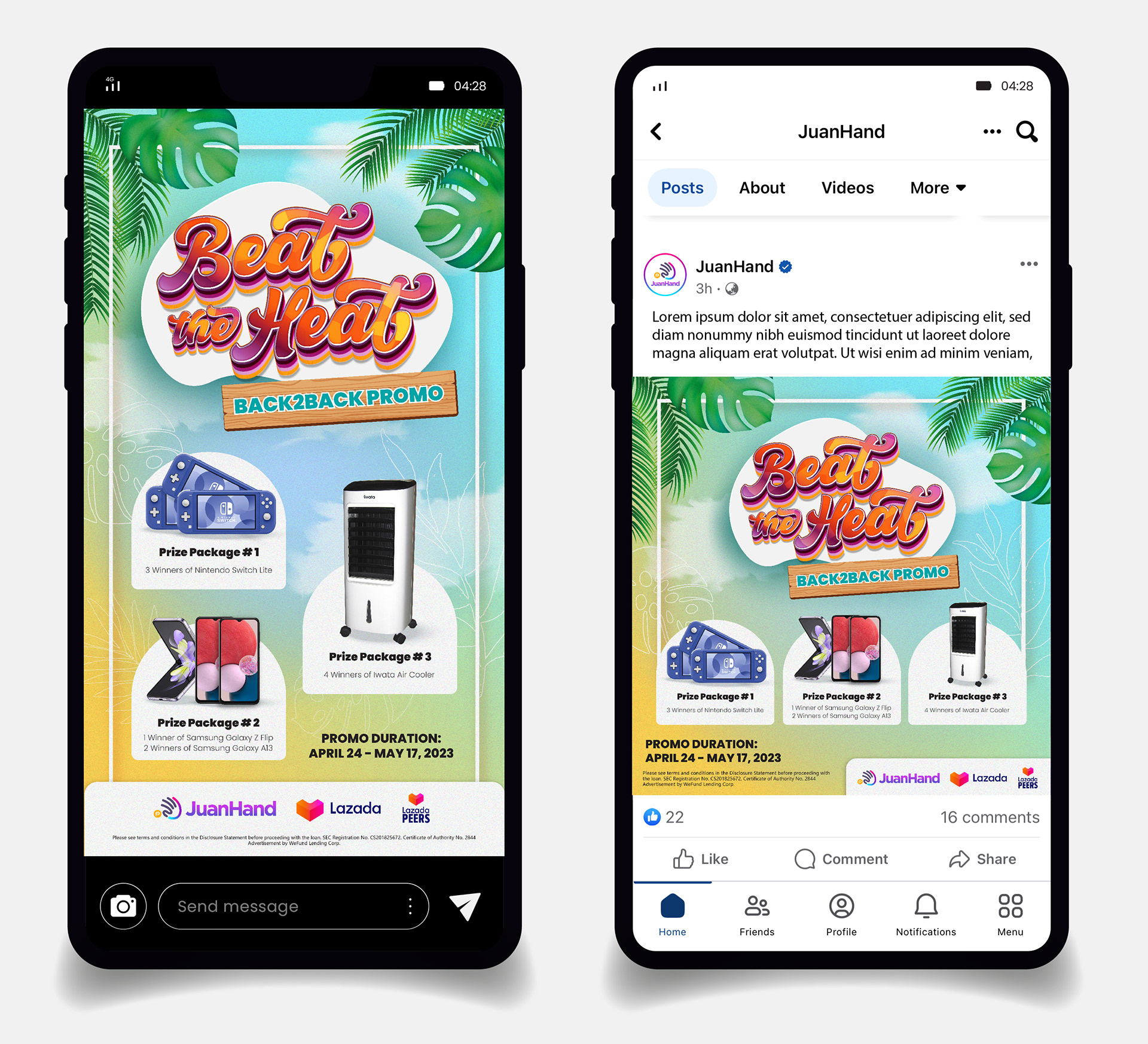 Instagram story | Facebook reel | Facebook artwork