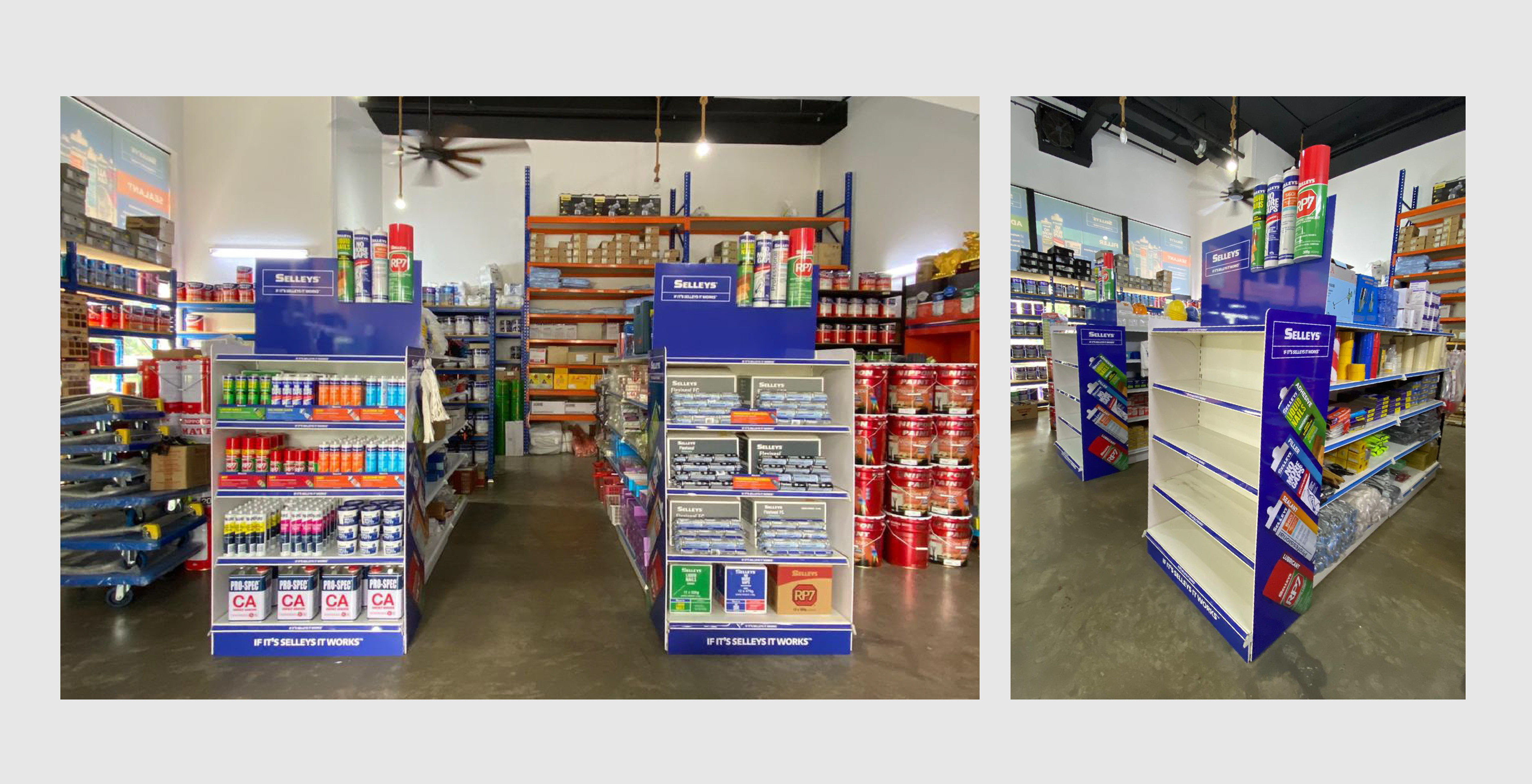 Selleys Singapore Paints' Store island module dress up