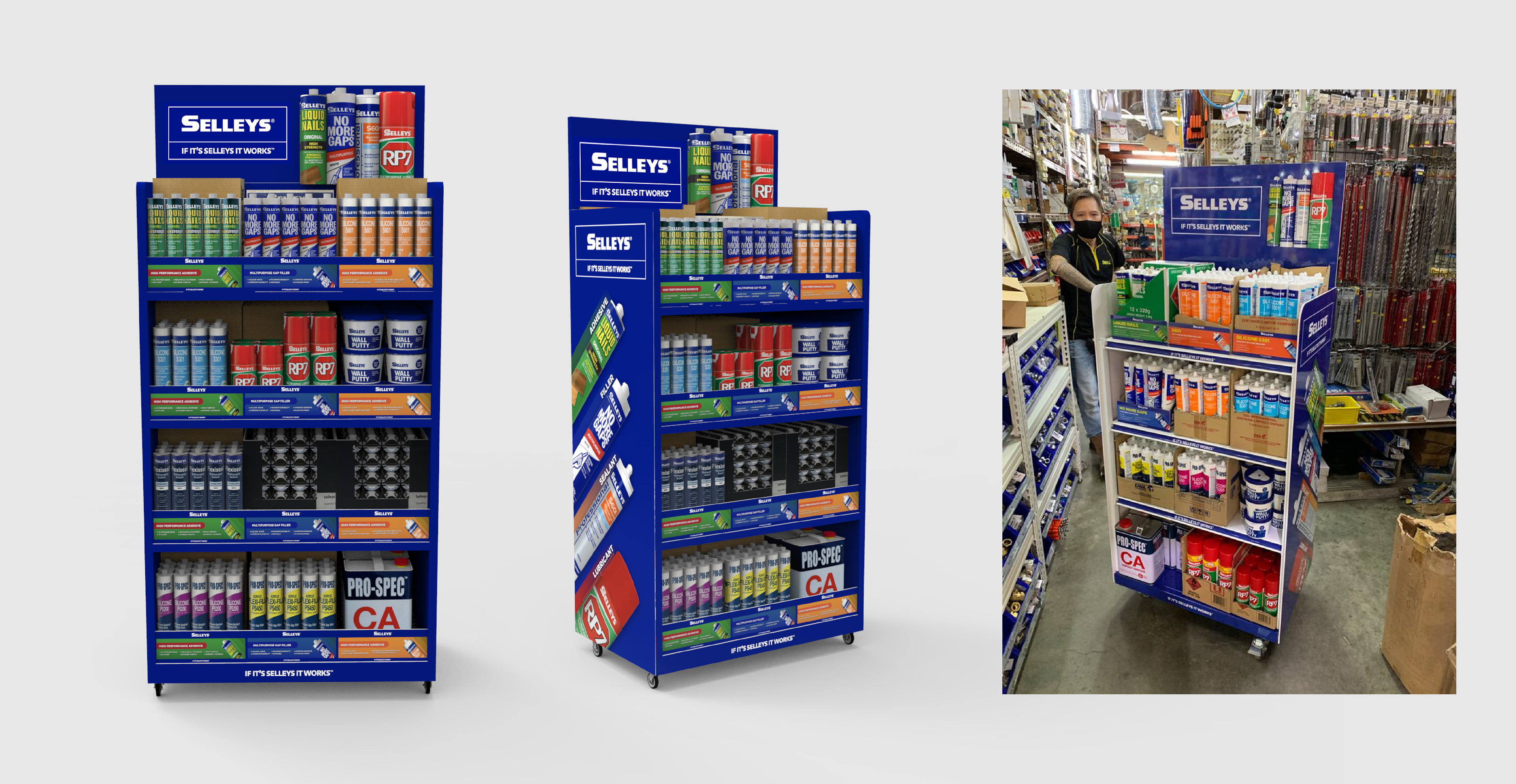 Selleys Floor stand Render | Output