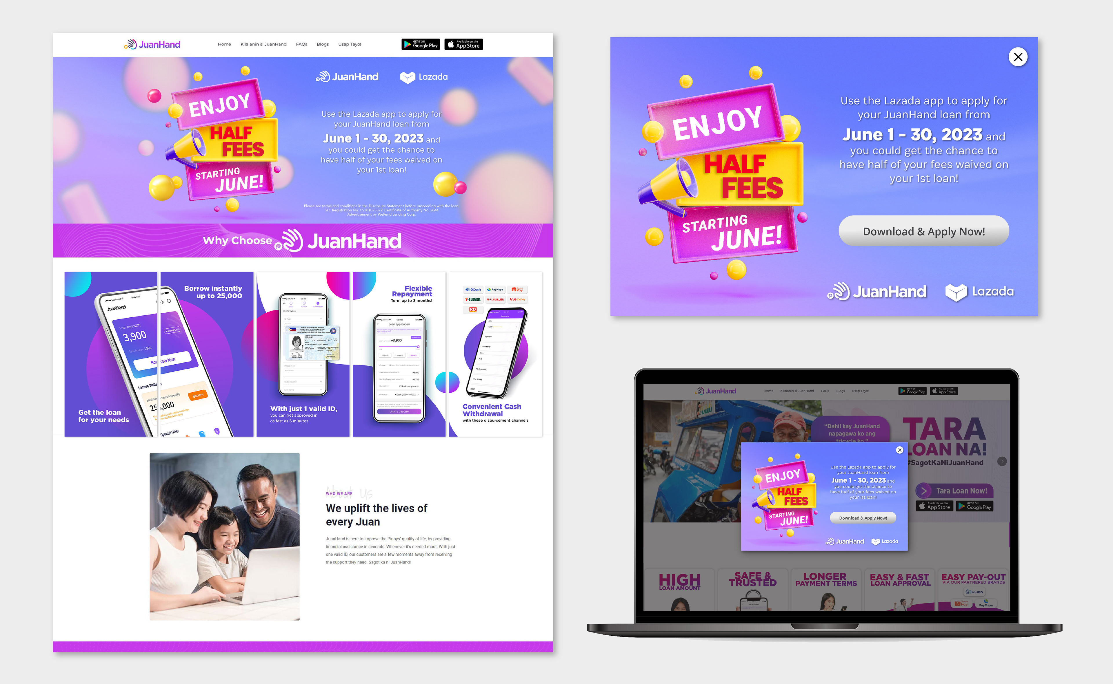 Website banner | website pop up