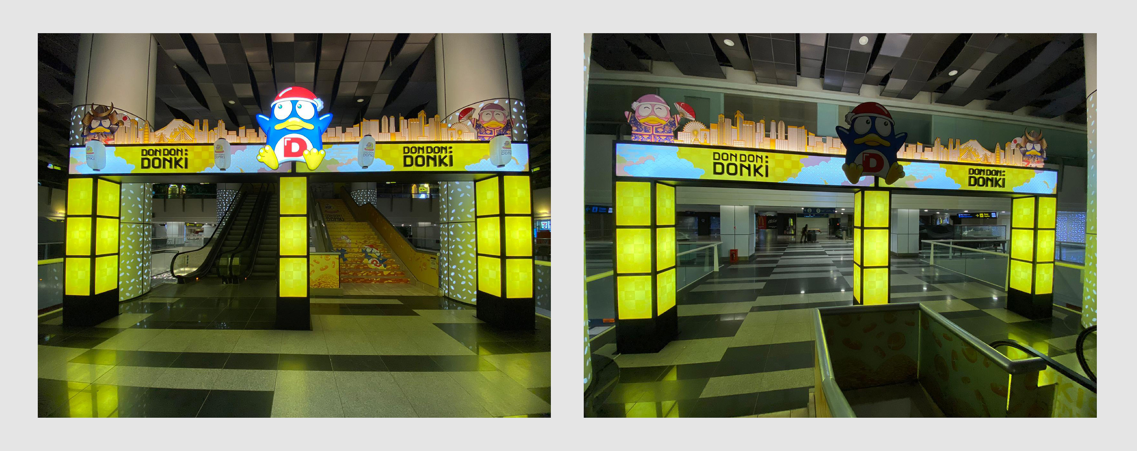 Don Don Donki Entrance Arc Output