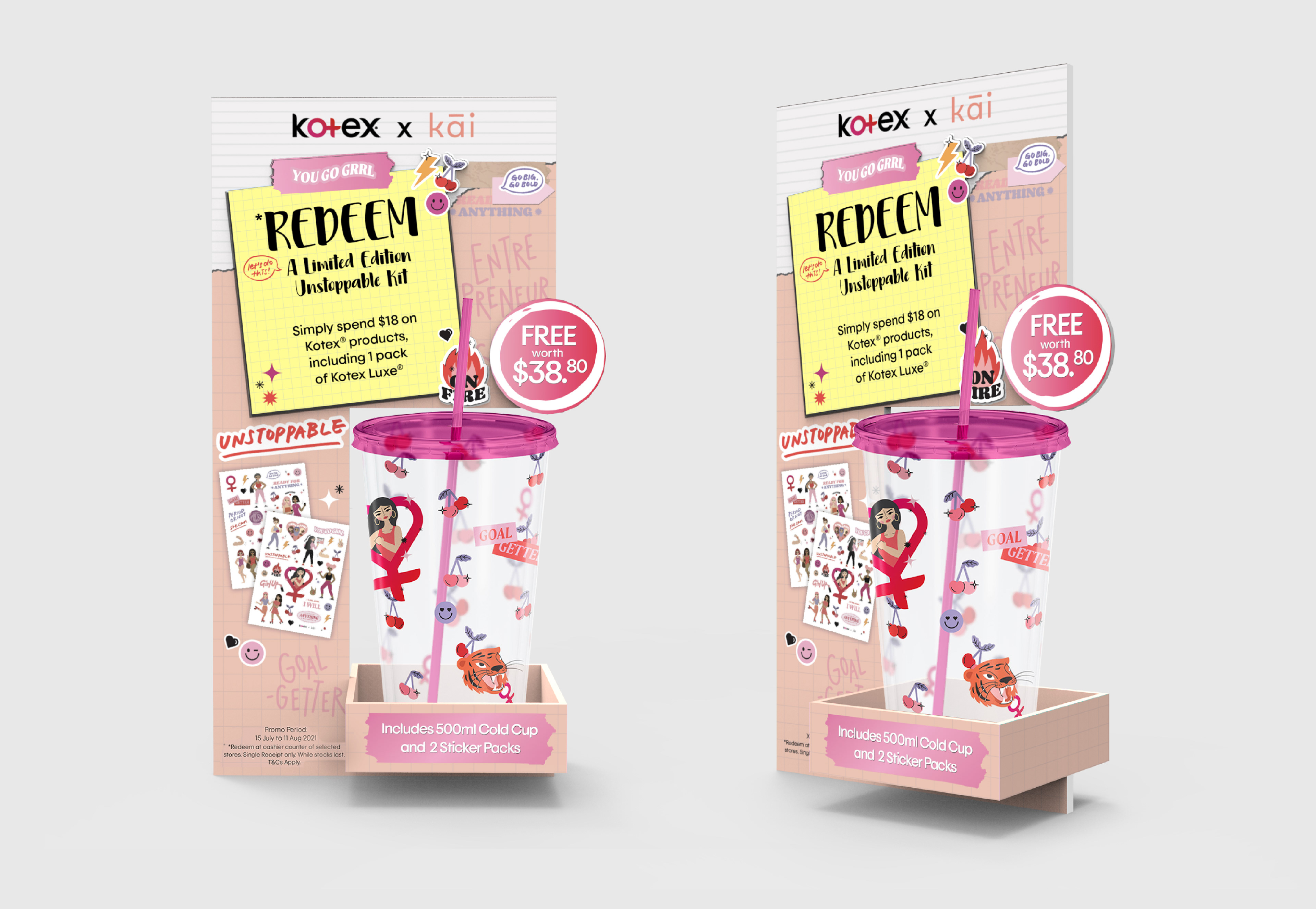 Kotex Luxe Hangsell