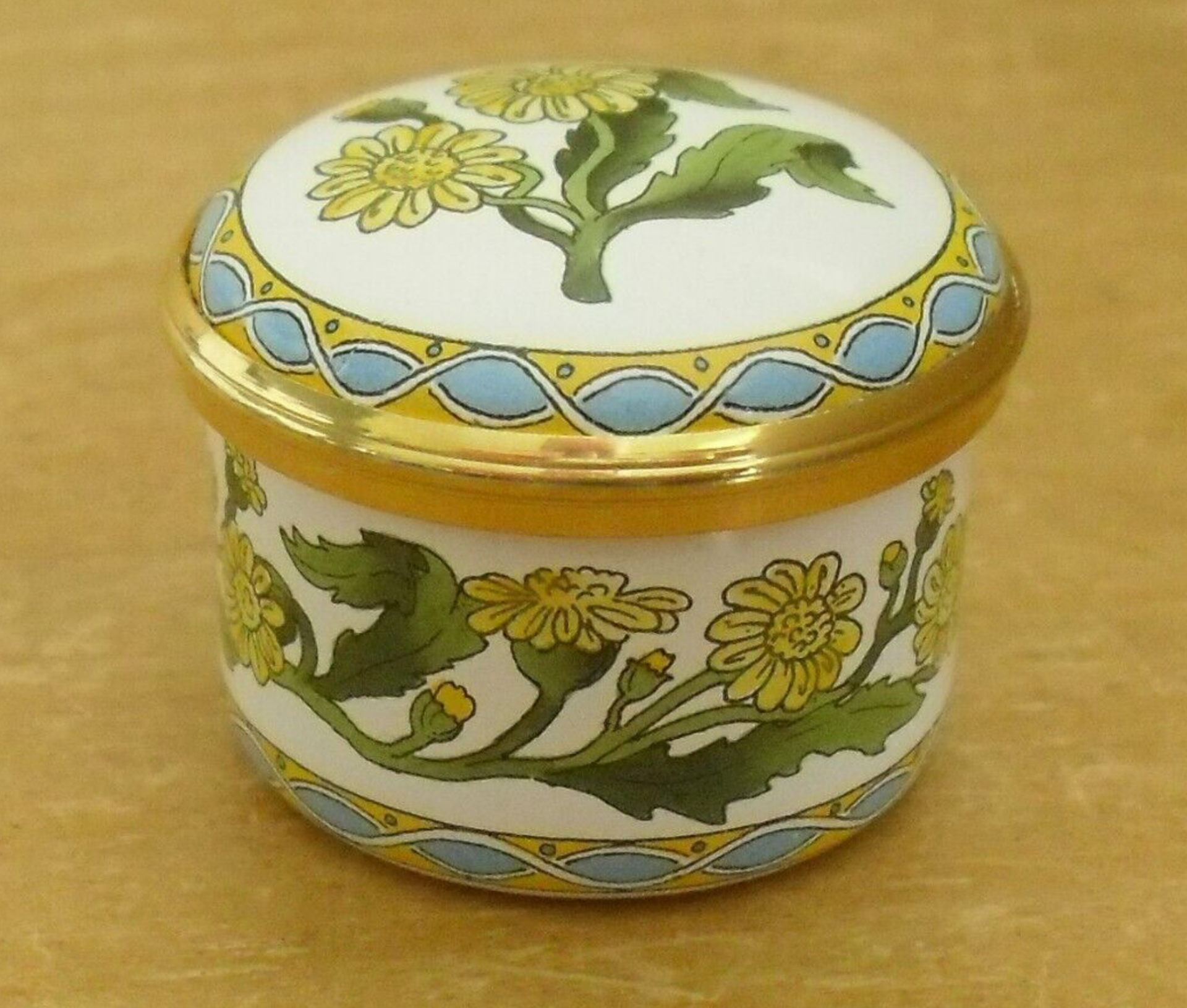 Ragwort Enamel Design for The Oxford Royal Botanical Gardens