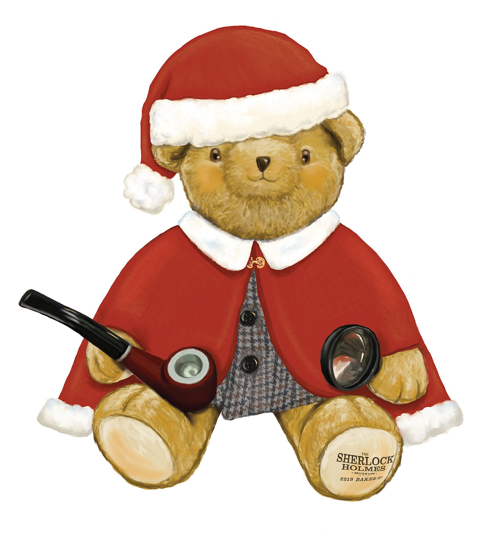 Official Sherlock Holmes Teddy for Christmas Merchandise