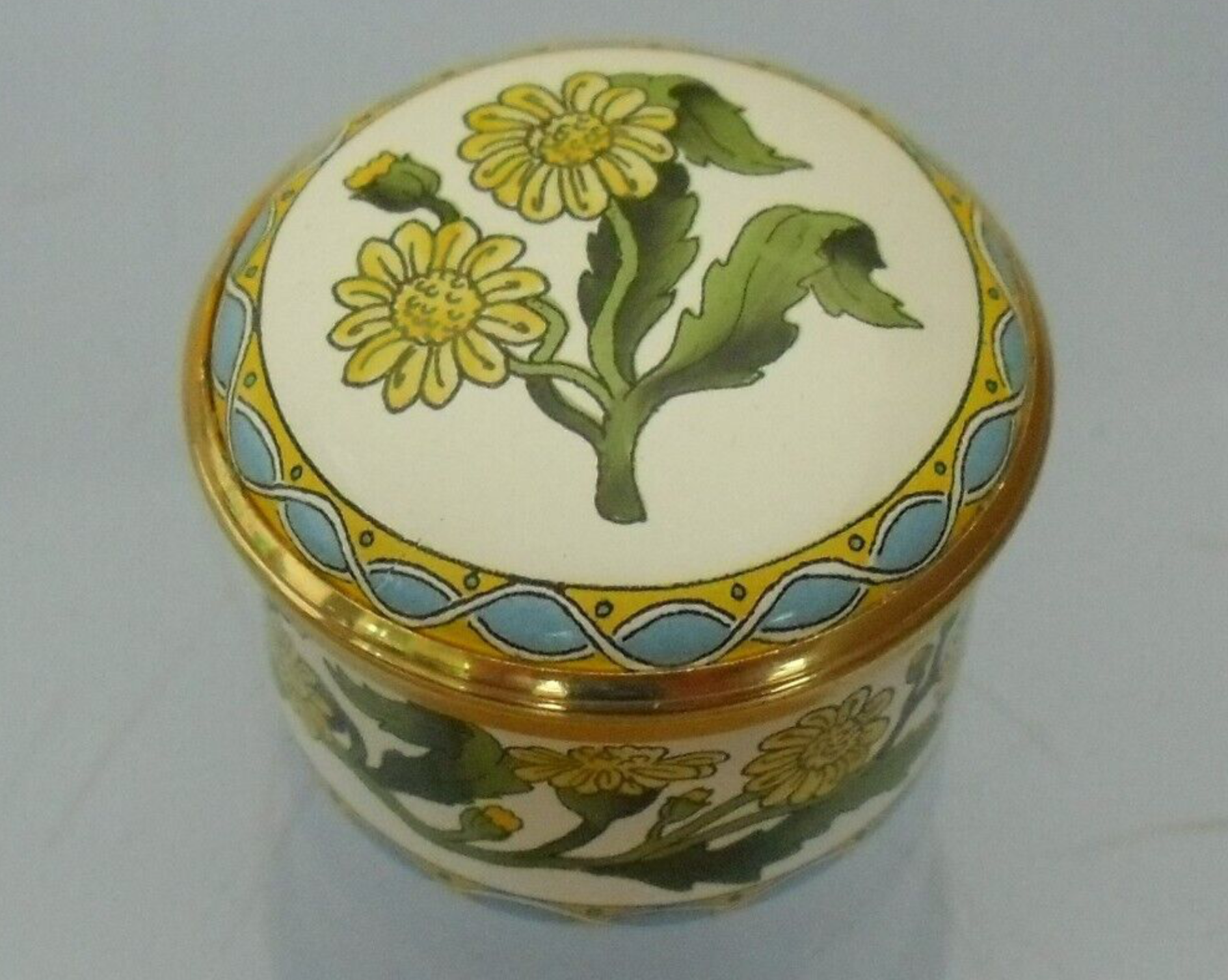 Ragwort Enamel Design for The Oxford Royal Botanical Gardens