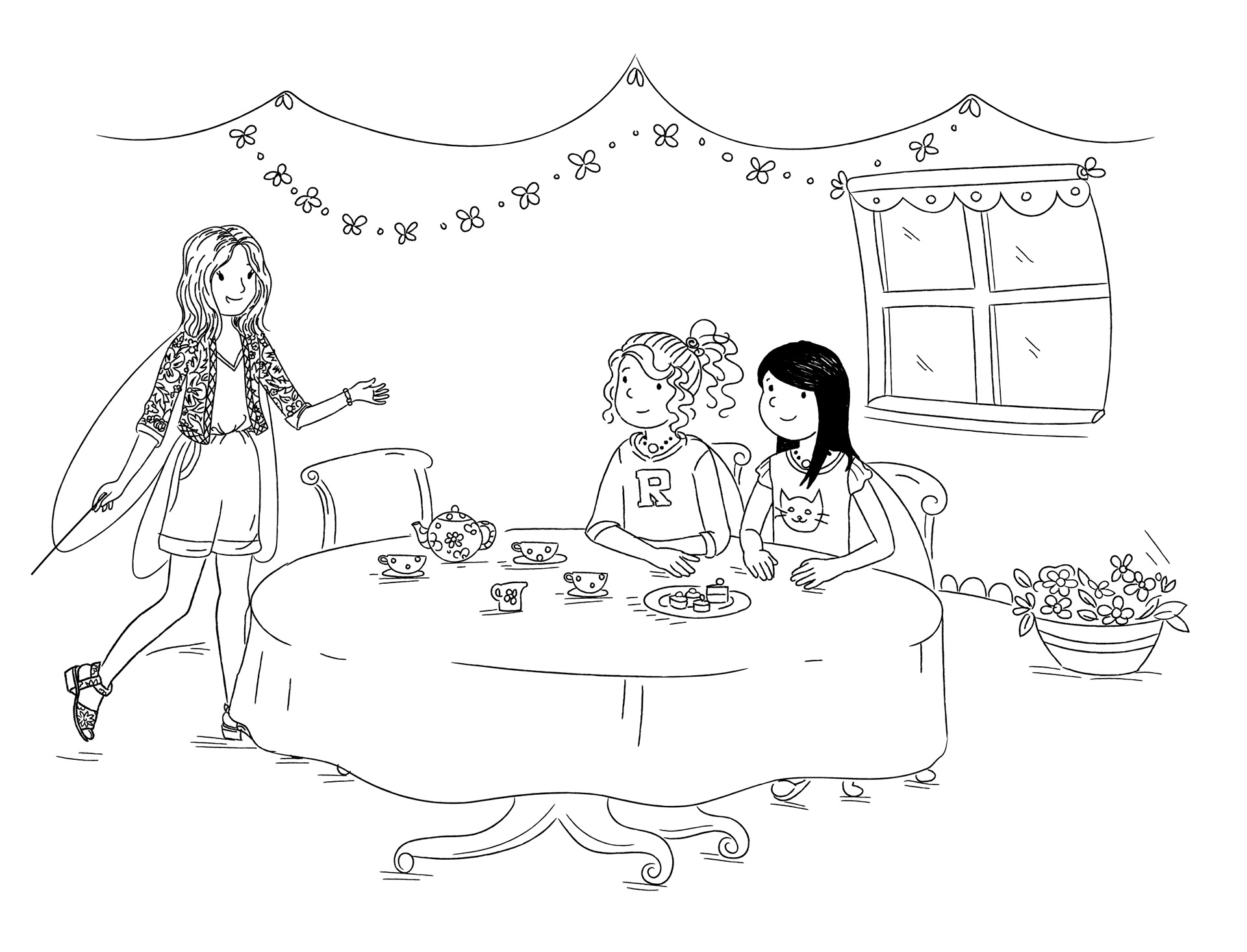 Time for tea and a chat with the Mothers Day Fairy