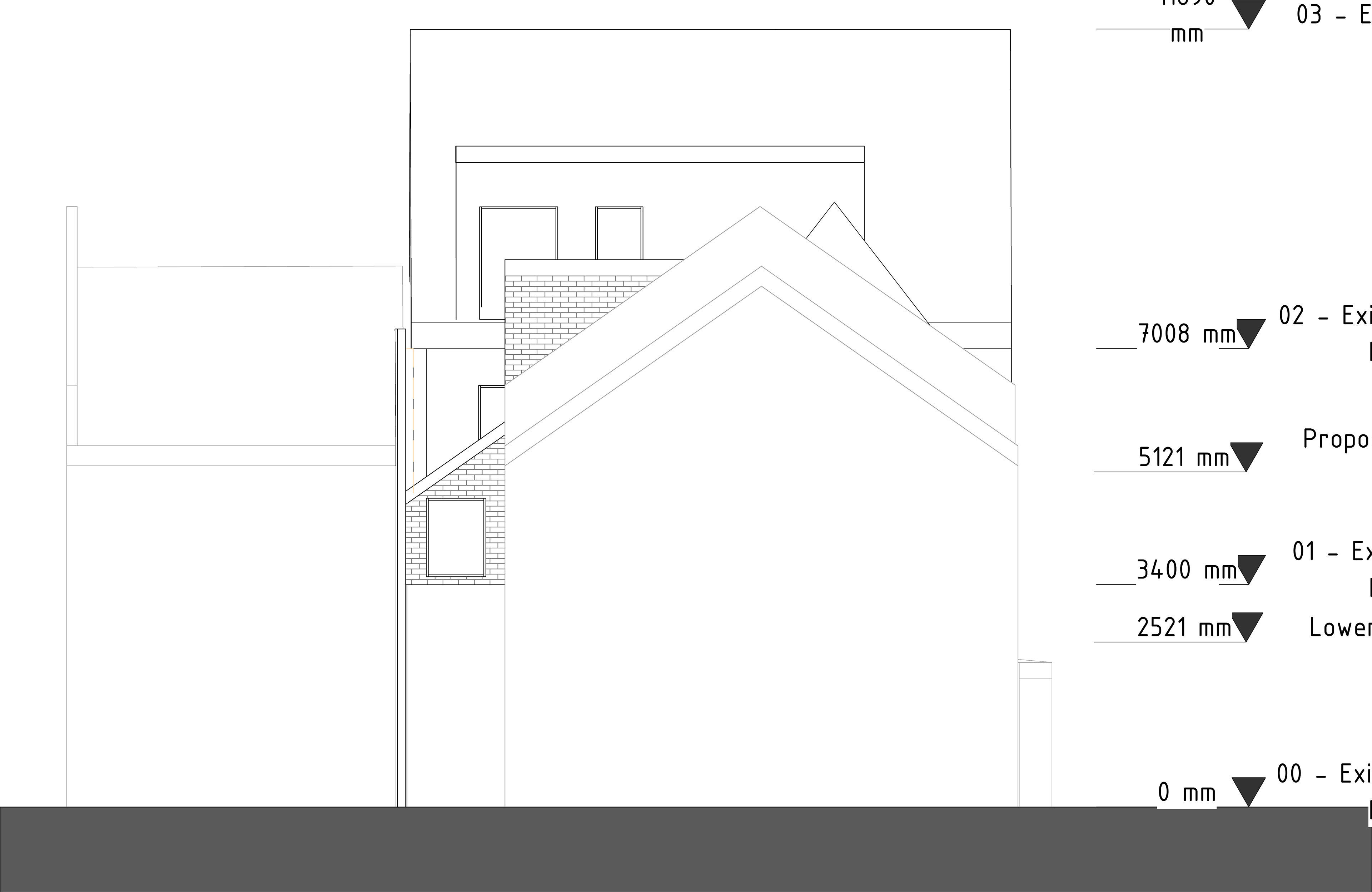 Studio flat in addition to 2-bed-House