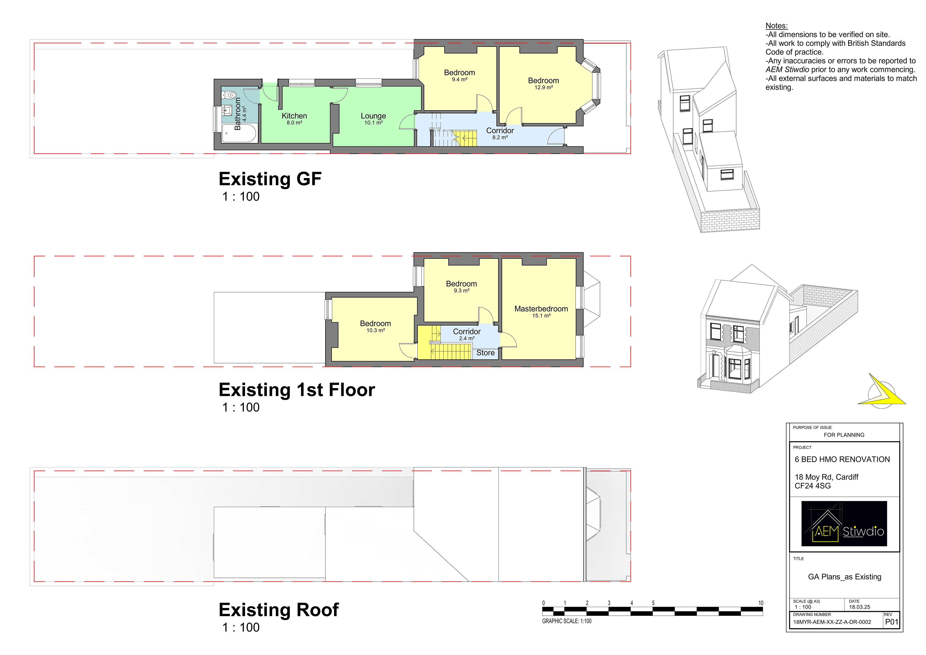 Converting 5 Bedrooms terraced house into a 6 bed HMO in Cathays, Cardiff