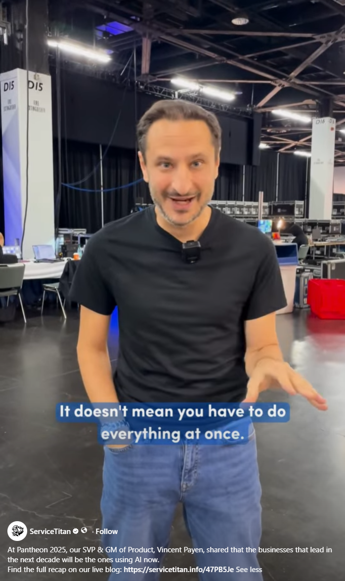 Executive thought leadership video highlighting an SVP's perspective on AI.