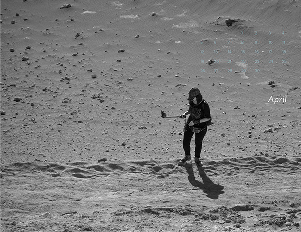 Elusive selfie in the wild, Valle de la Luna