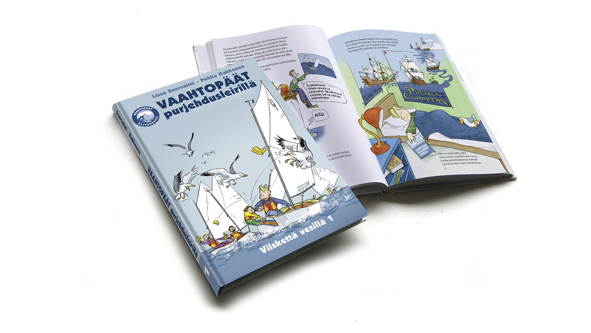 Vaahtopäät purjehdusleirillä · Aalloille Finland Oy 2017