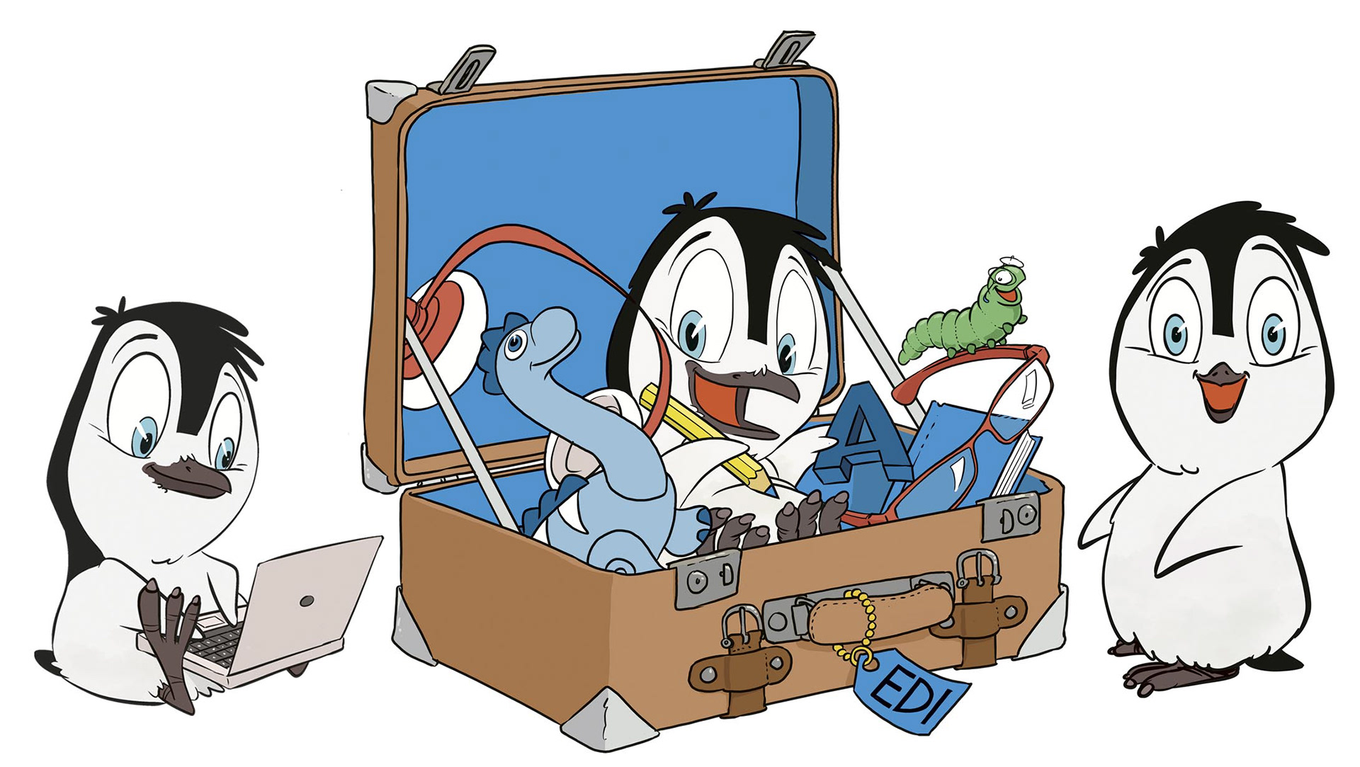 hahmosuunnittelu / character design · Eläköön Oppiminen Oy 2025
