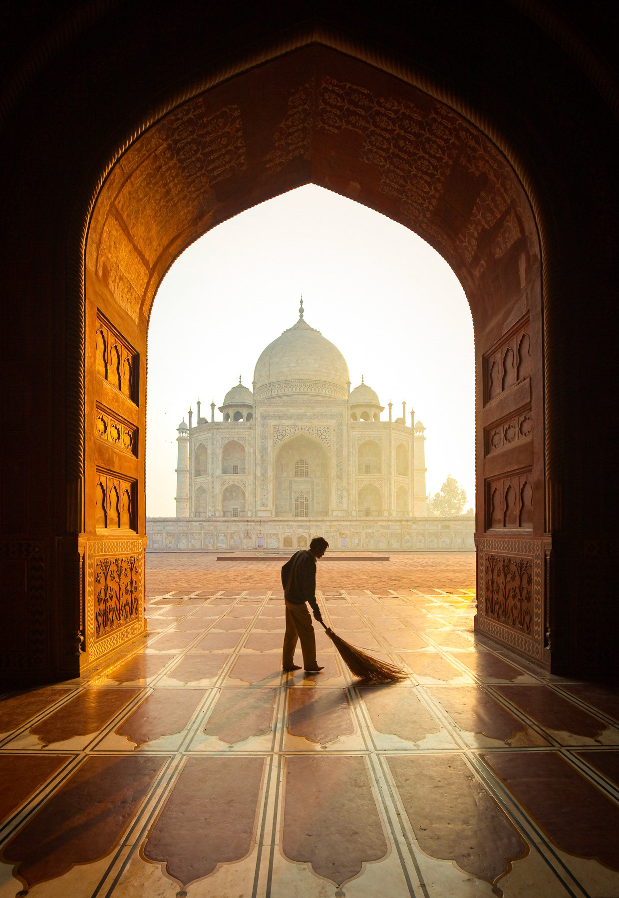 Morning Sweeping - India