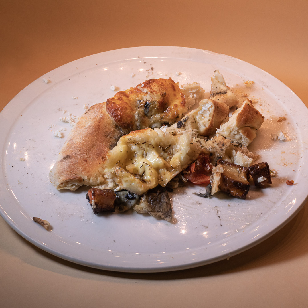 Pizza with Stewed Vegetables