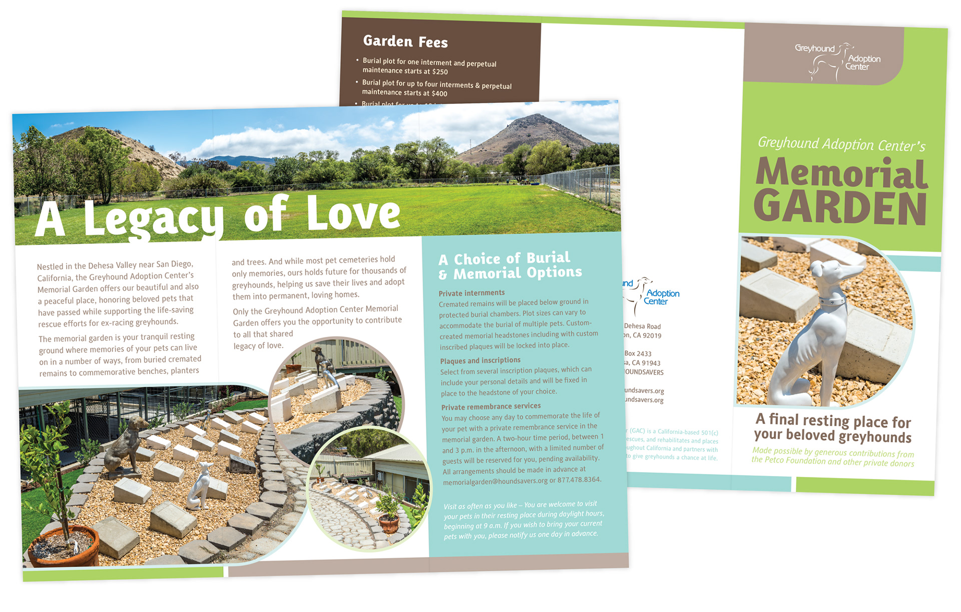 client: Greyhound Adoption Center