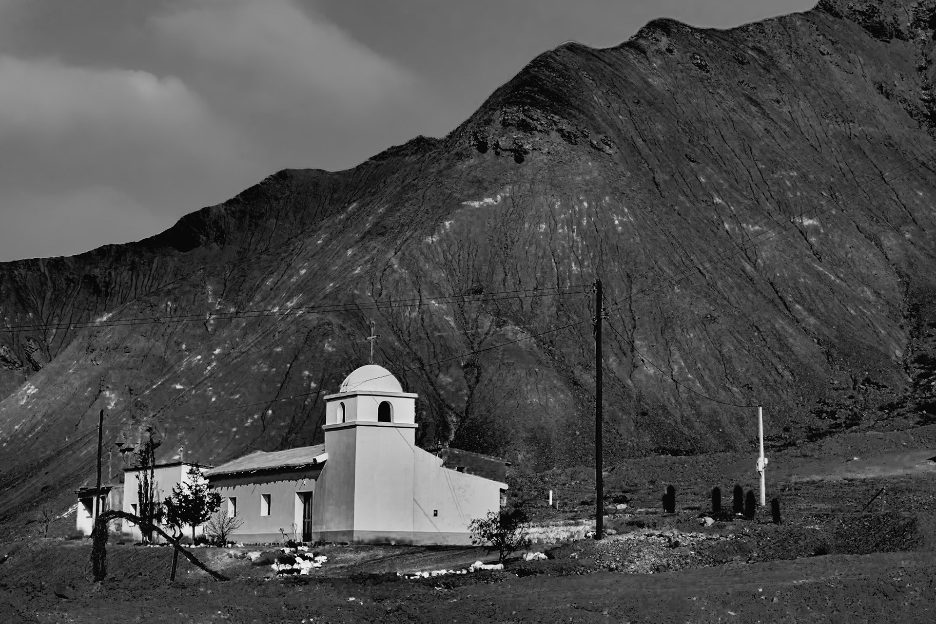 Pequeña iglesia de la ciudad, La Ciénaga. Quebrada de Humahuaca, Jujuy, Argentin
