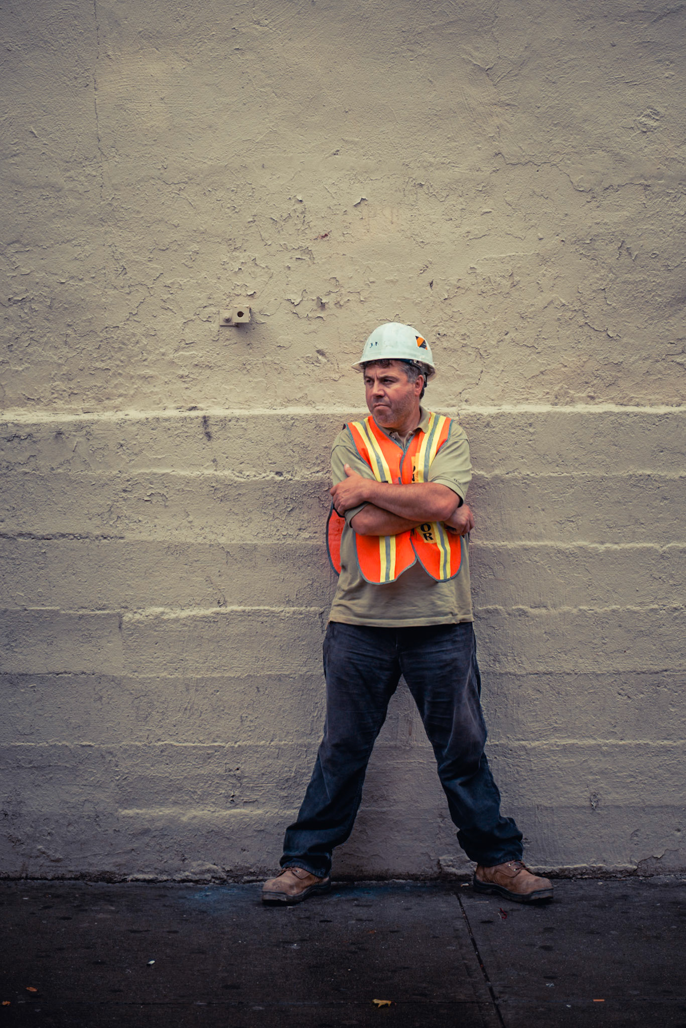 A worker at Manhattan's streets