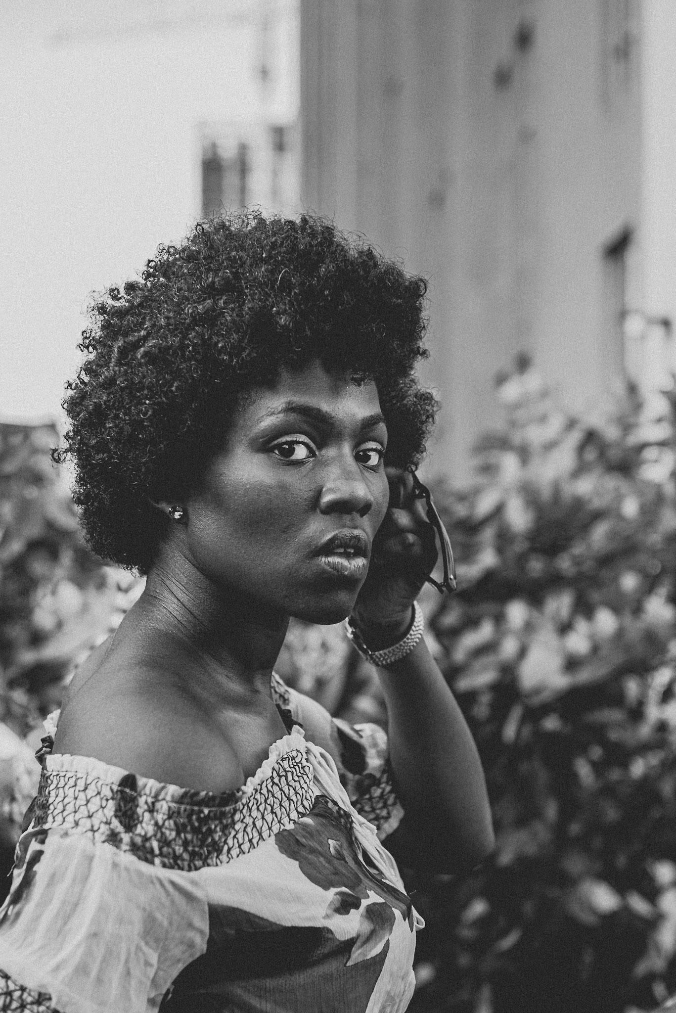 Hermosa afro en el High Line. New York, USA.