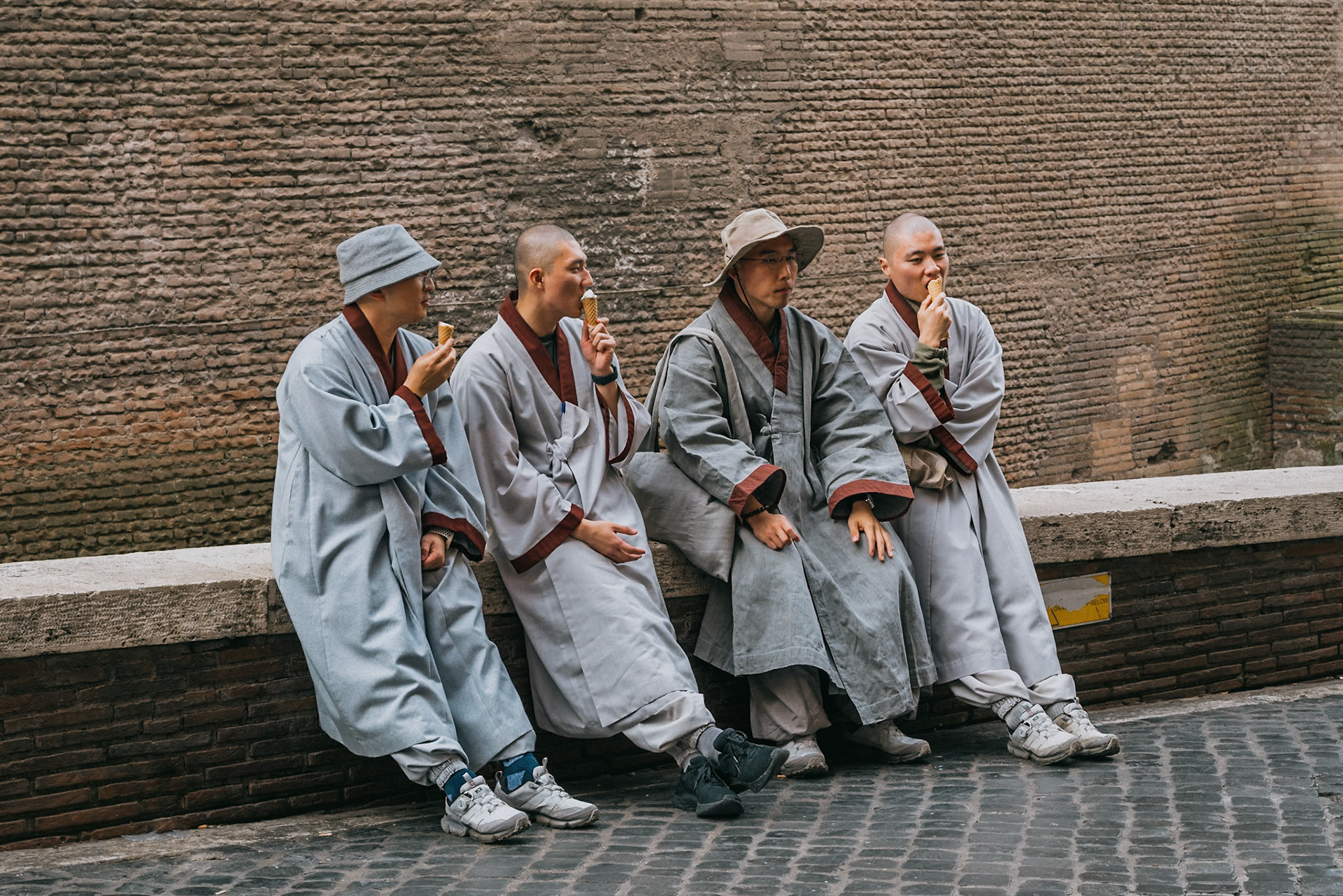 Monjes en Roma