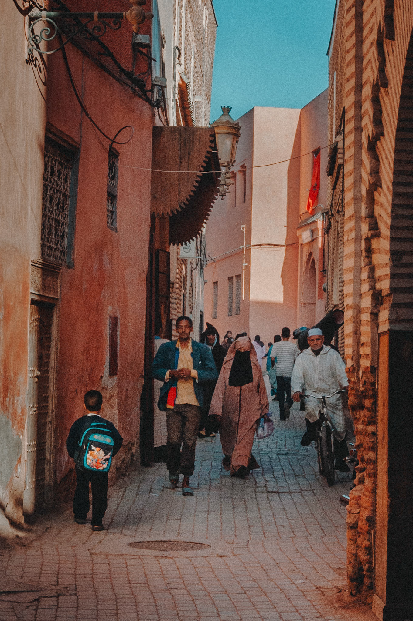 Callejuela en Marrakesh