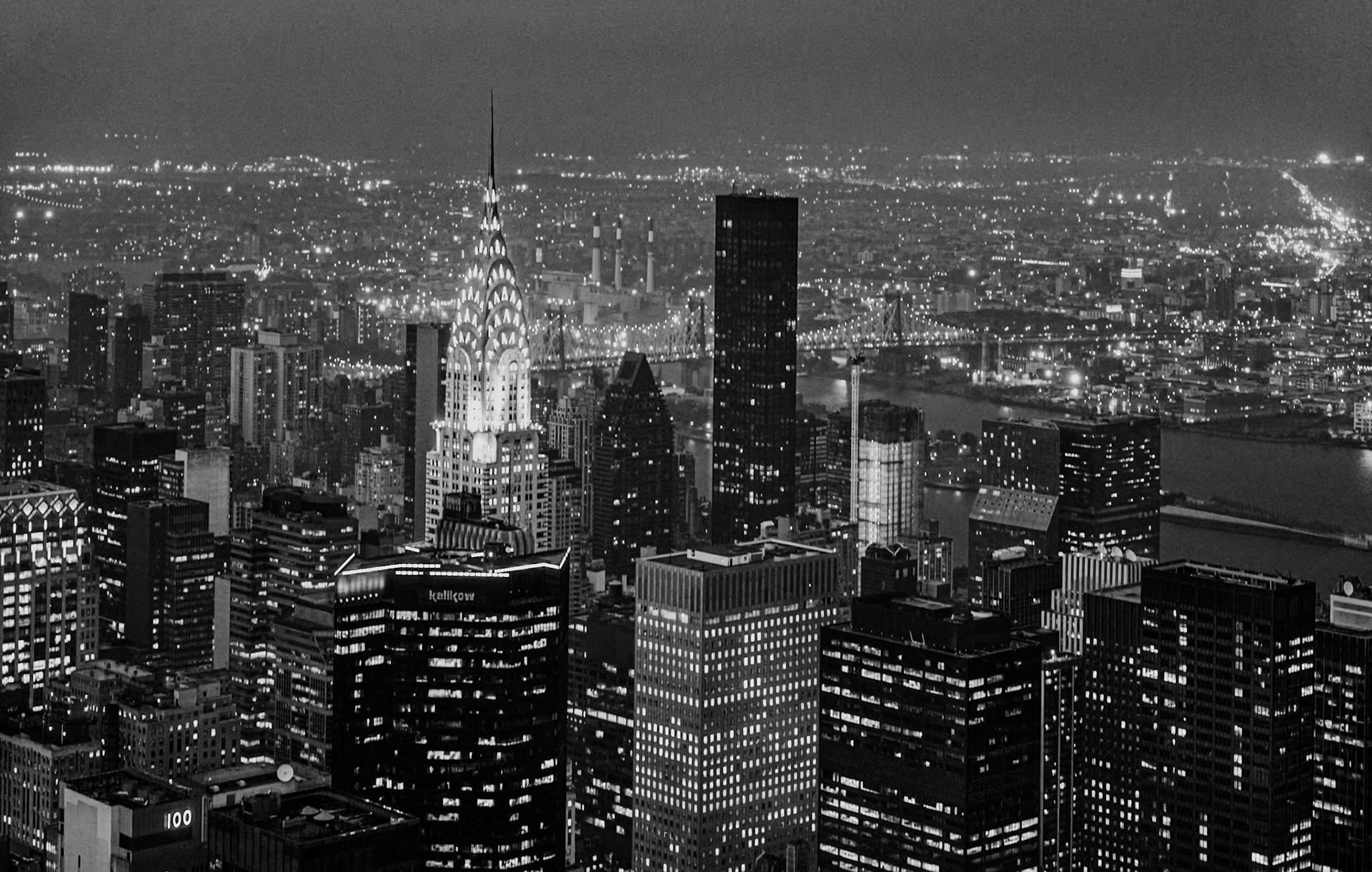 Rain over New York