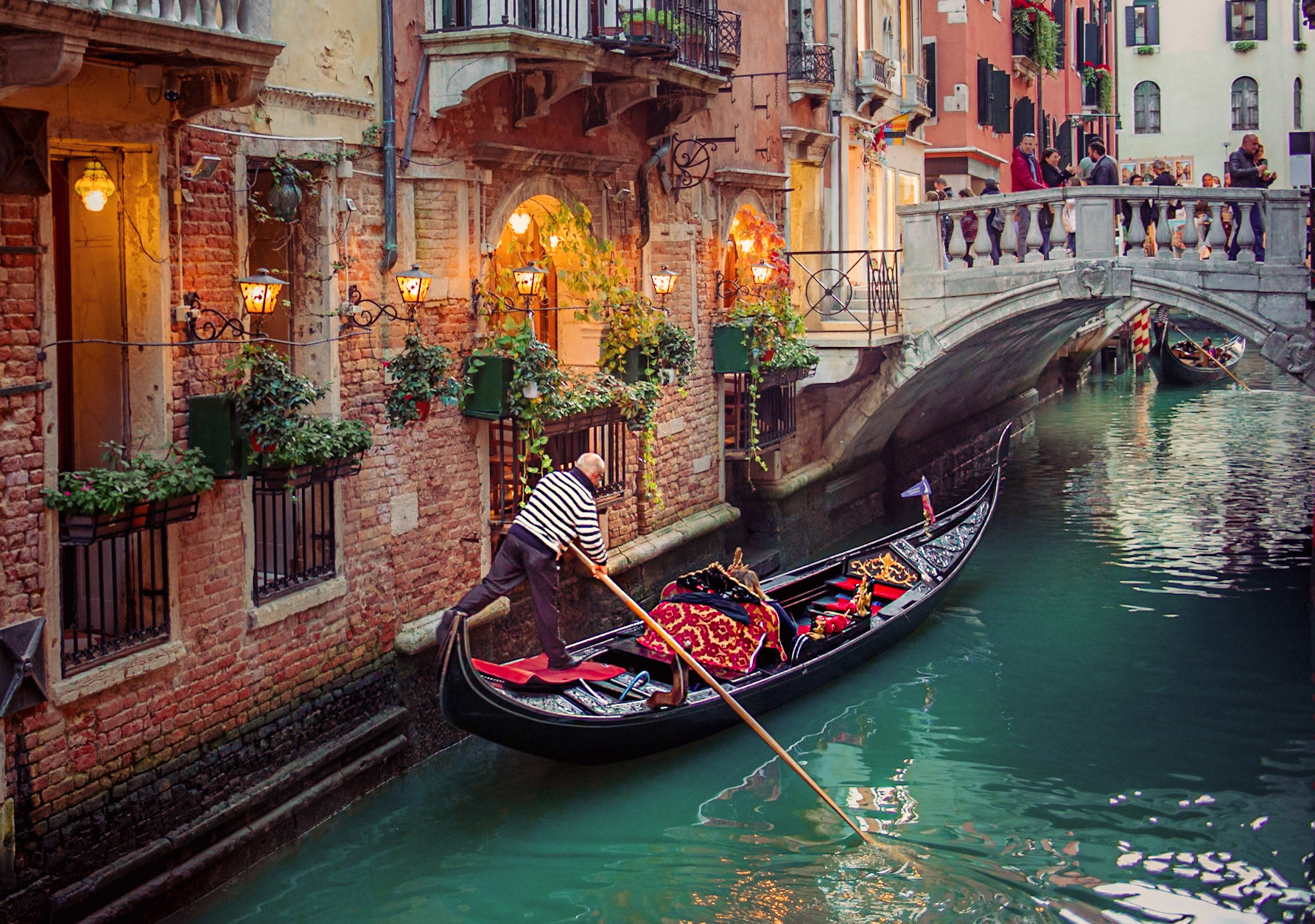 Ponte dei Barateri, Venecia, Italia.
