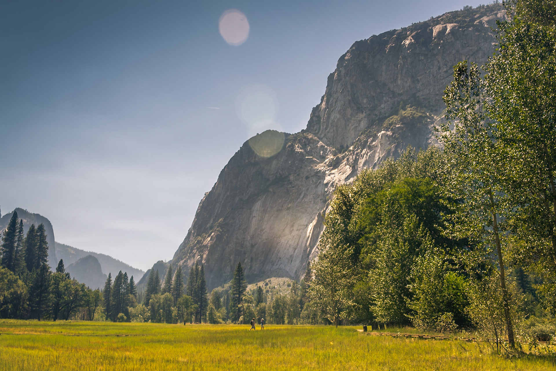 One of the hundreds of the hicking trails on the Yosemite National Park. California, USA.